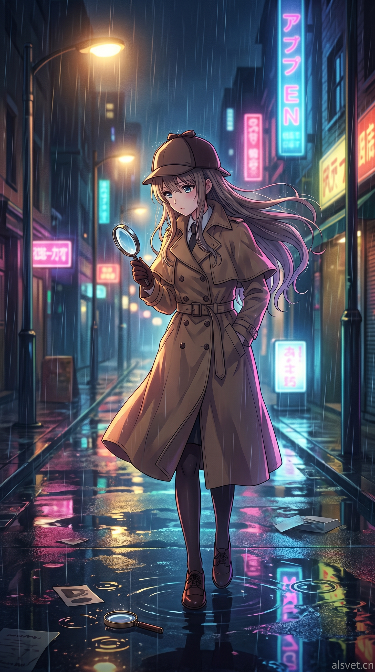 紳士51精选漫画 雨夜侦探 精选原创漫画封面